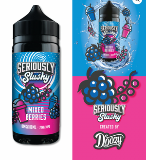 Seriously Slushy Mixed Berries E-liquid Shortfill 120ML/3MG