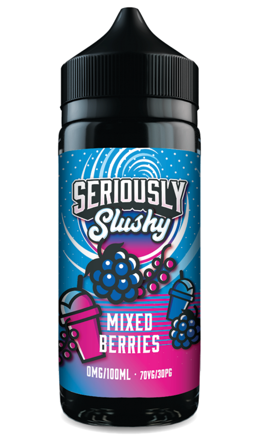 Seriously Slushy Mixed Berries E-liquid Shortfill 120ML/3MG
