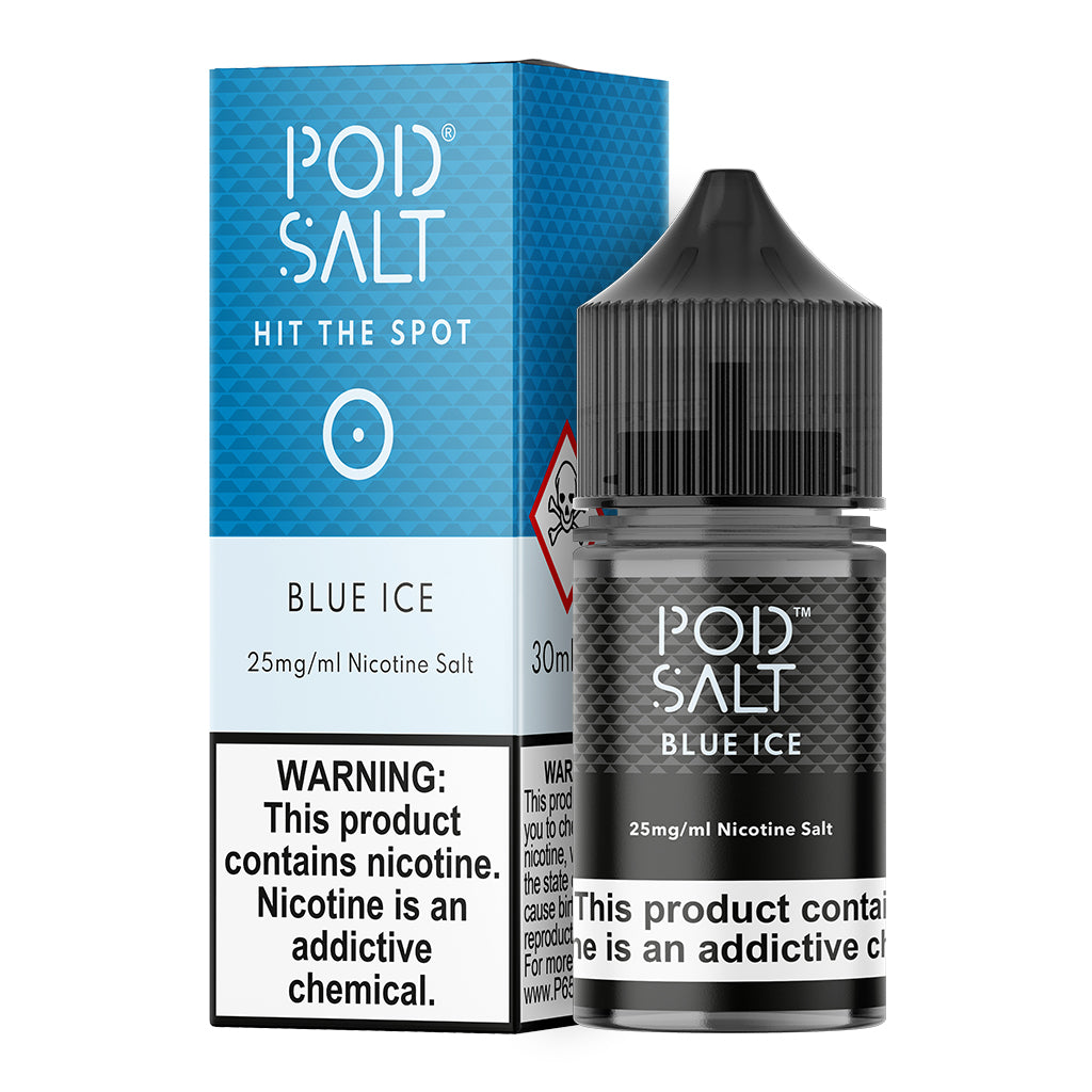 POD SALT BLUE ICE 30ML/25MG NICOTINE SALT E-LIQUID