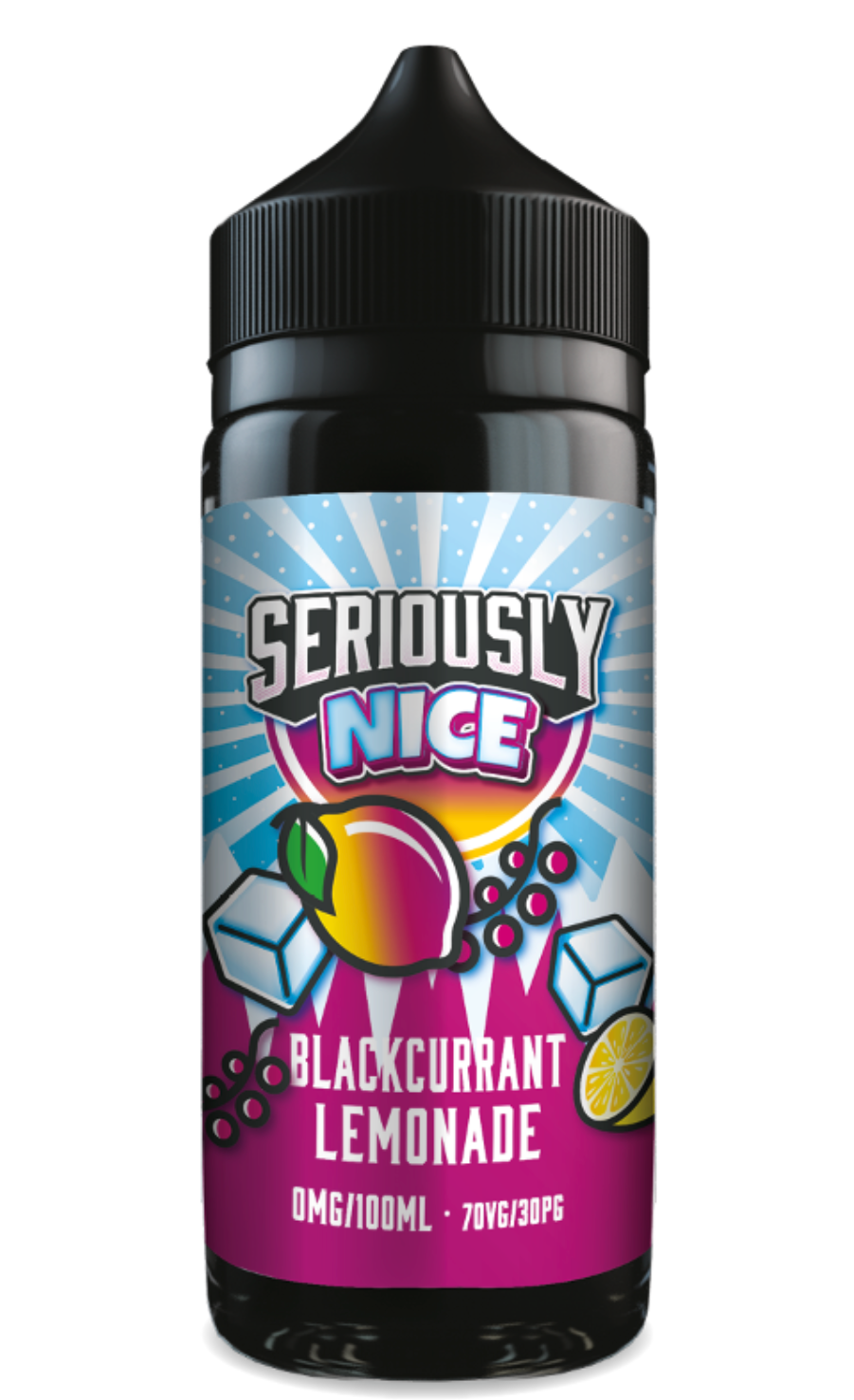 Seriously Nice Blackcurrant Lemonade E-liquid Shortfill 120ML/3MG