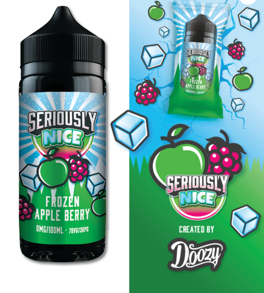 Seriously Nice Frozen Apple Berry E-liquid Shortfill
