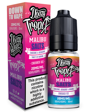 Doozy Tropix Malibu Nic Salt E-Liquid 30ML/30MG