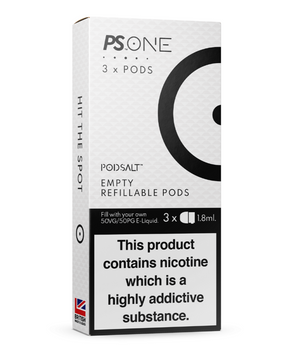PS ONE REFILLABLE EMPTY PODS 3 X 1.8ML - My Vapery South Africa