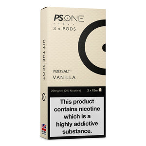 PS ONE VANILLA 3X1.8ML PODS - 20MG/ML - My Vapery South Africa